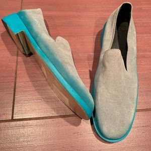 New without tags Esquivel suede loafers